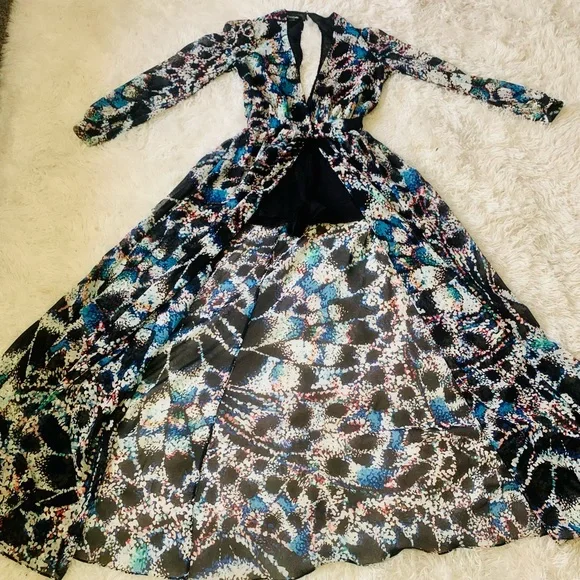 bebe | Dresses | Bebe Women Maxi Flowy Dress With Shorts Underneath |  Poshmark
